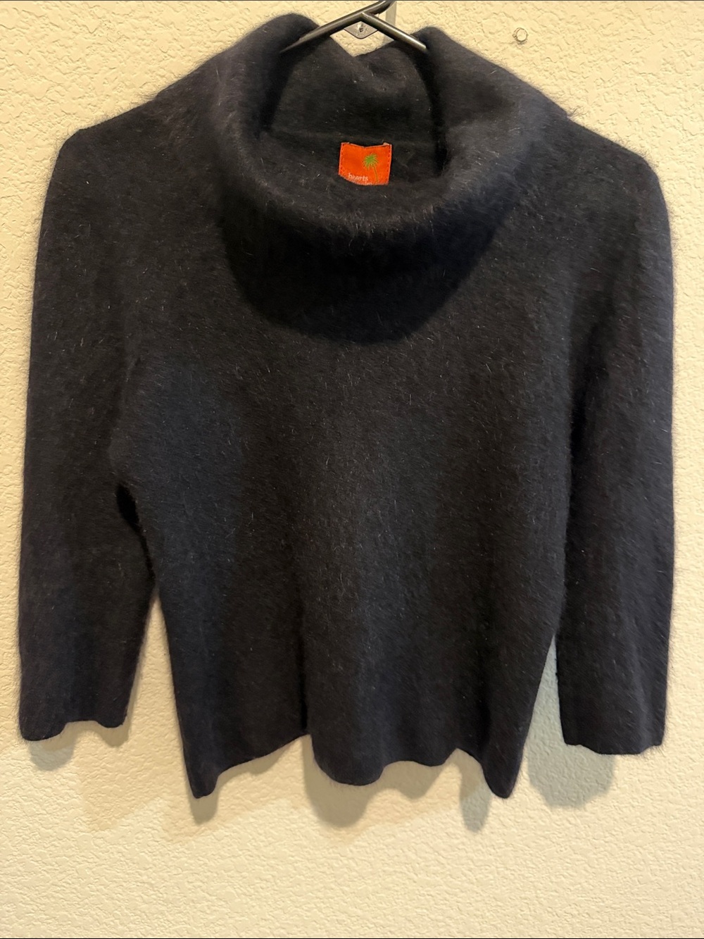 Hearts of palm Angora blend sweater